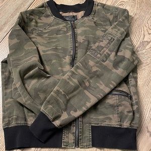 Camouflage Bomber Jacket